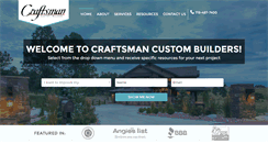 Desktop Screenshot of craftsmancustom.com