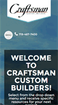 Mobile Screenshot of craftsmancustom.com